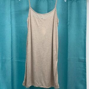 NWT Mystree Long Light Brown Tank Top Size Medium